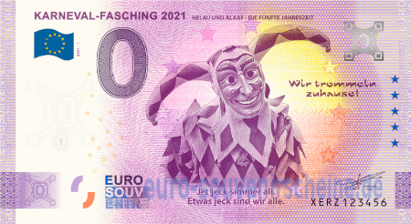 XERZ-2021-1 KARNEVAL-FASCHING 2021  HELAU UND ALAAF - DIE FÜNFTE JAHRESZEIT