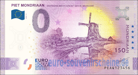 PEAQ-2022-4 PIET MONDRIAAN OOSTZIJDSE MOLEN AAN HET GEIN BIJ MAANLICHT