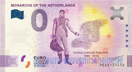 PEAS-2020-1 MONARCHS OF THE NETHERLANDS KONING LODEWIJK NAPOLEON