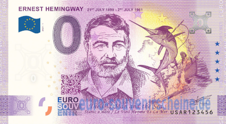 USAR-2024-2 ERNEST HEMINGWAY  21st JULY 1899-2nd JULY 1961