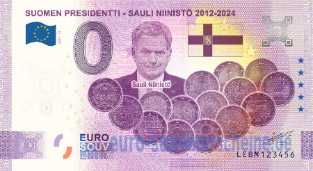 LEBM-2021-12 SUOMEN PRESIDENTTI - SAULI NIINISTÖ 2012-2024 