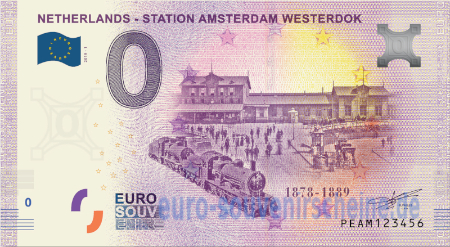PEAM-2019-1 NETHERLANDS - STATION AMSTERDAM WESTERDOK 